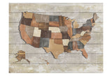 Wood Map -  Sparx Studio - McGaw Graphics