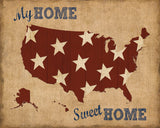 My Home Sweet Home USA Map -  Sparx Studio - McGaw Graphics