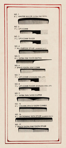 Barbershop Combs -  Kara Smith - McGaw Graphics