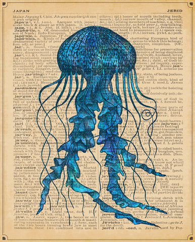 Vintage Jellyfish -  Sparx Studio - McGaw Graphics