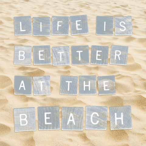 Life Is Better At The Beach (Sand) -  Sparx Studio - McGaw Graphics