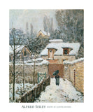 Snow at Louveciennes, 1874 -  Alfred Sisley - McGaw Graphics