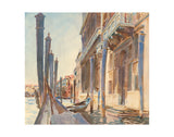 Gondola Moorings on the Grand Canal, 1904/07 -  John Singer Sargent - McGaw Graphics