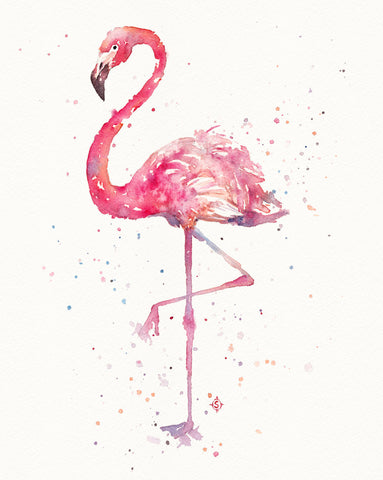 A Flamingo’s Fancy -  Sillier than Sally - McGaw Graphics