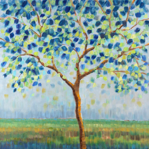 Tree in Blue -  Libby Smart - McGaw Graphics