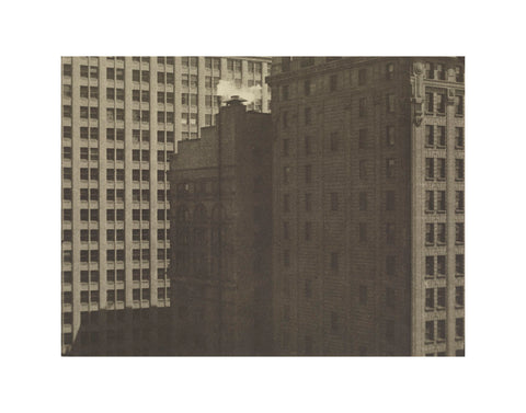 Manhatta - Skyscrapers in Shadows, Negative date: 1920