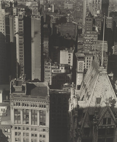 New York, Temple Court, distant view, Negative date: 1920 -  Charles Sheeler - McGaw Graphics