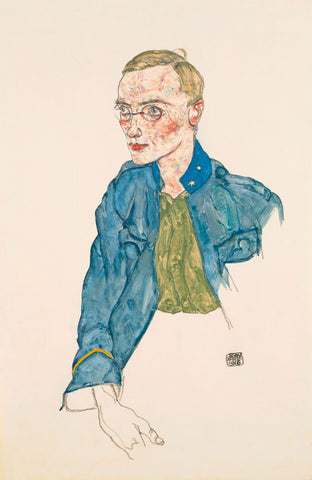 One-Year Volunteer Lance-Corporal, 1916 -  Egon Schiele - McGaw Graphics