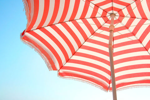 Beach Umbrella and Sky -  Summer Photography - McGaw Graphics