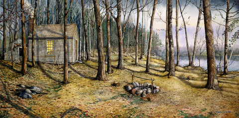 Woodland Visitors -  Nick Santoleri - McGaw Graphics