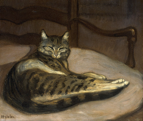 Cat on an Armchair -  Theophile-Alexandre Steinlen - McGaw Graphics