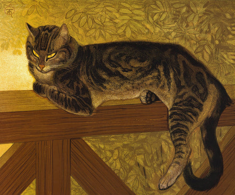 Summer: Cat on a Balustrade, 1909 -  Theophile-Alexandre Steinlen - McGaw Graphics