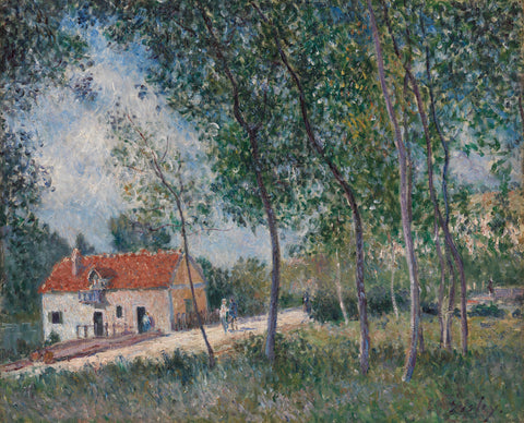 The Road from Moret to Saint-Mammès, 1883–85 -  Alfred Sisley - McGaw Graphics