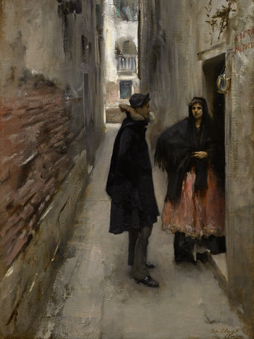 A Street in Venice, c. 1880-82 -  John Singer Sargent - McGaw Graphics
