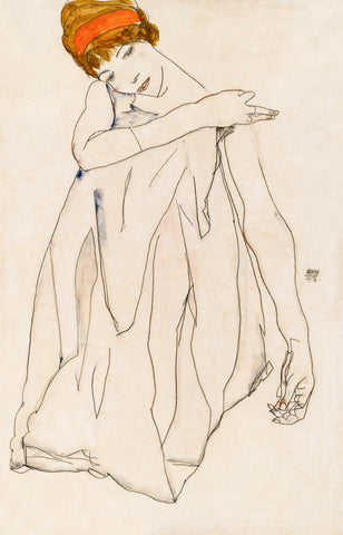 Dancer, 1913 -  Egon Schiele - McGaw Graphics