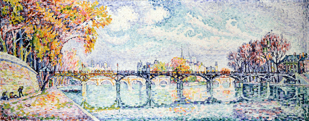 PAUL SIGNAC、Le Pont aux Andelys How a few weeks in Les Andelys helped Paul Signac develop