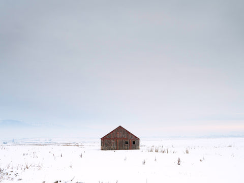 Red Barn near Hamilton Montana -  Jason Savage - McGaw Graphics