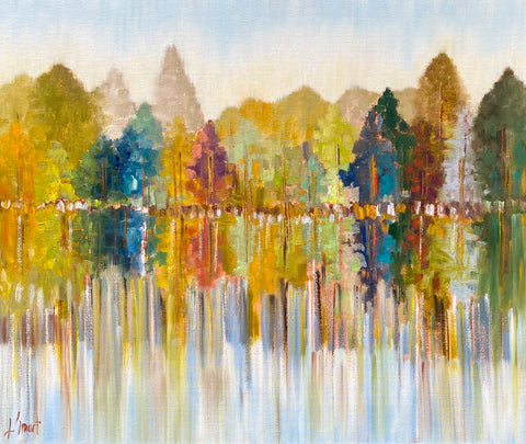 Autumn Tree Reflections -  Libby Smart - McGaw Graphics