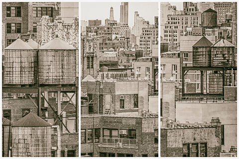 Vintage NYC Triptych -  Norm Stelfox - McGaw Graphics