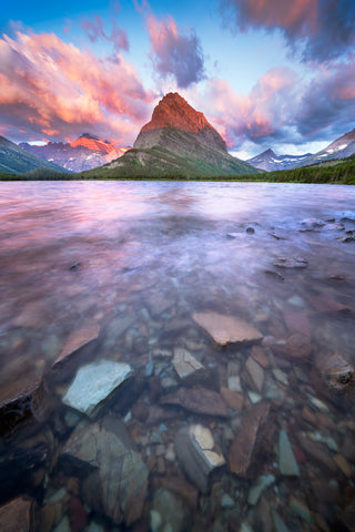 Grinnel Point at Sunrise, Glacier National Park