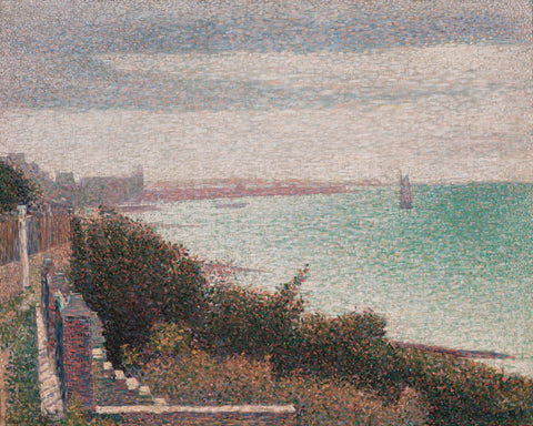 Grandcamp, Evening, 1885 -  Georges Seurat - McGaw Graphics