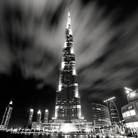 Burj Kahlifa at Night, Study 1, Dubai, UAE -  Marcin Stawiarz - McGaw Graphics