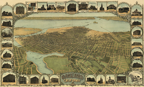 Oakland, California, 1900 -  Fred Soderberg - McGaw Graphics