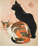 Two Cats, 1894 -  Theophile-Alexandre Steinlen - McGaw Graphics