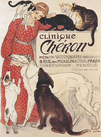 Clinique Cheron -  Theophile-Alexandre Steinlen - McGaw Graphics