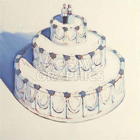 Wedding Cake, 1962 -  Wayne Thiebaud - McGaw Graphics