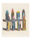 Eight Lipsticks, 1988 -  Wayne Thiebaud - McGaw Graphics