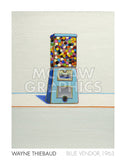 Blue Vendor, 1963 -  Wayne Thiebaud - McGaw Graphics