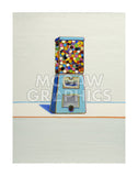 Blue Vendor, 1963 -  Wayne Thiebaud - McGaw Graphics