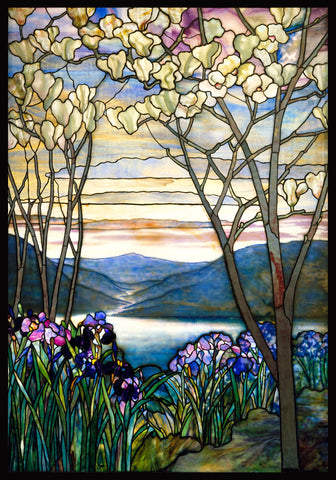 Magnolias and Irises, ca. 1908 -  Louis Comfort Tiffany - McGaw Graphics