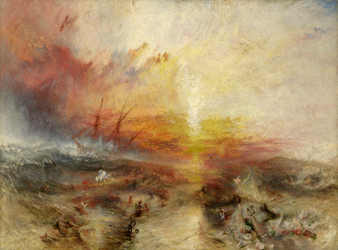Slave Ship (Slavers Throwing Overboard the Dead and Dying, Typhoon Coming On), 1840 -  J.M.W. Turner - McGaw Graphics