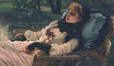 The Dreamer, of Summer Evening, ca. 1881 -  Jacques-Joseph Tissot - McGaw Graphics