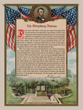 The Gettysburg Address -  Vintage Reproduction - McGaw Graphics