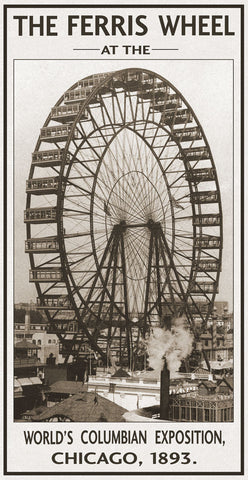 The Ferris Wheel, 1893 -  Vintage Photography - McGaw Graphics