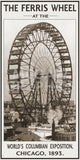 The Ferris Wheel, 1893 -  Vintage Photography - McGaw Graphics