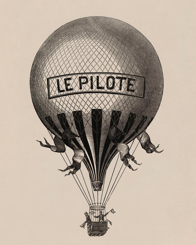 Le Pilote -  Vintage Reproduction - McGaw Graphics