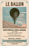 Le Ballon, Paris -  Vintage Reproduction - McGaw Graphics