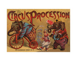 The Circus Procession, 1888 -  Vintage Reproduction - McGaw Graphics