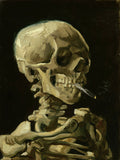 Head of a Skeleton with a Burning Cigarette, 1886 -  Vincent van Gogh - McGaw Graphics