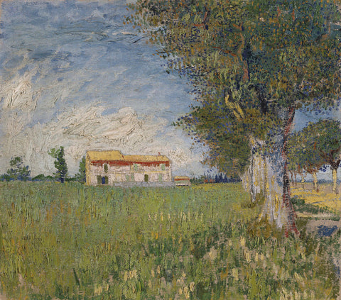 Farmhouse in a Wheat Field, 1888 -  Vincent van Gogh - McGaw Graphics