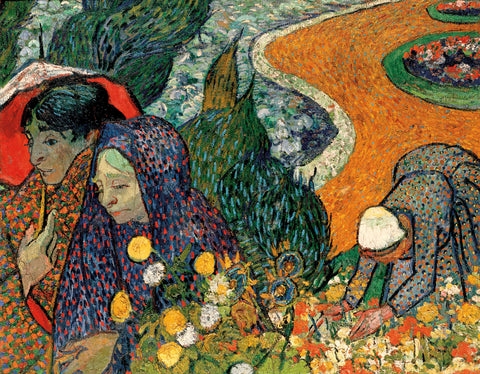 Memory of the Garden at Etten (Ladies of Arles), 1888 -  Vincent van Gogh - McGaw Graphics