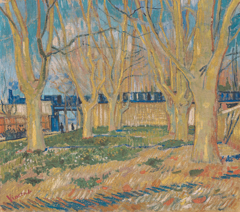 The Blue Train, 1888 -  Vincent van Gogh - McGaw Graphics