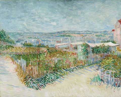 Montmartre: Behind the Moulin de la Galette, 1887 -  Vincent van Gogh - McGaw Graphics