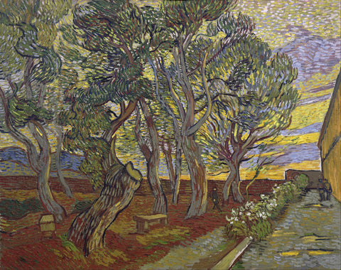 The Garden of Saint Paul’s Hospital, 1889 -  Vincent van Gogh - McGaw Graphics