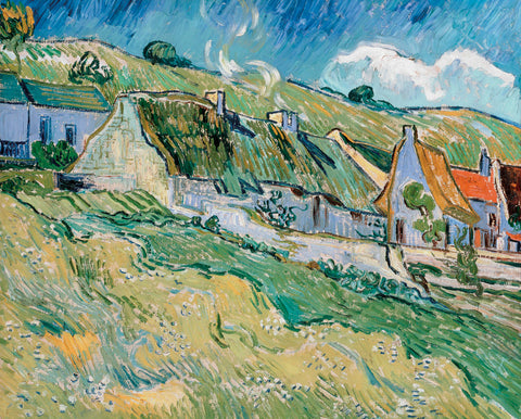 Cottages, 1890 -  Vincent van Gogh - McGaw Graphics