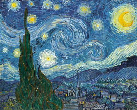 The Starry Night -  Vincent van Gogh - McGaw Graphics